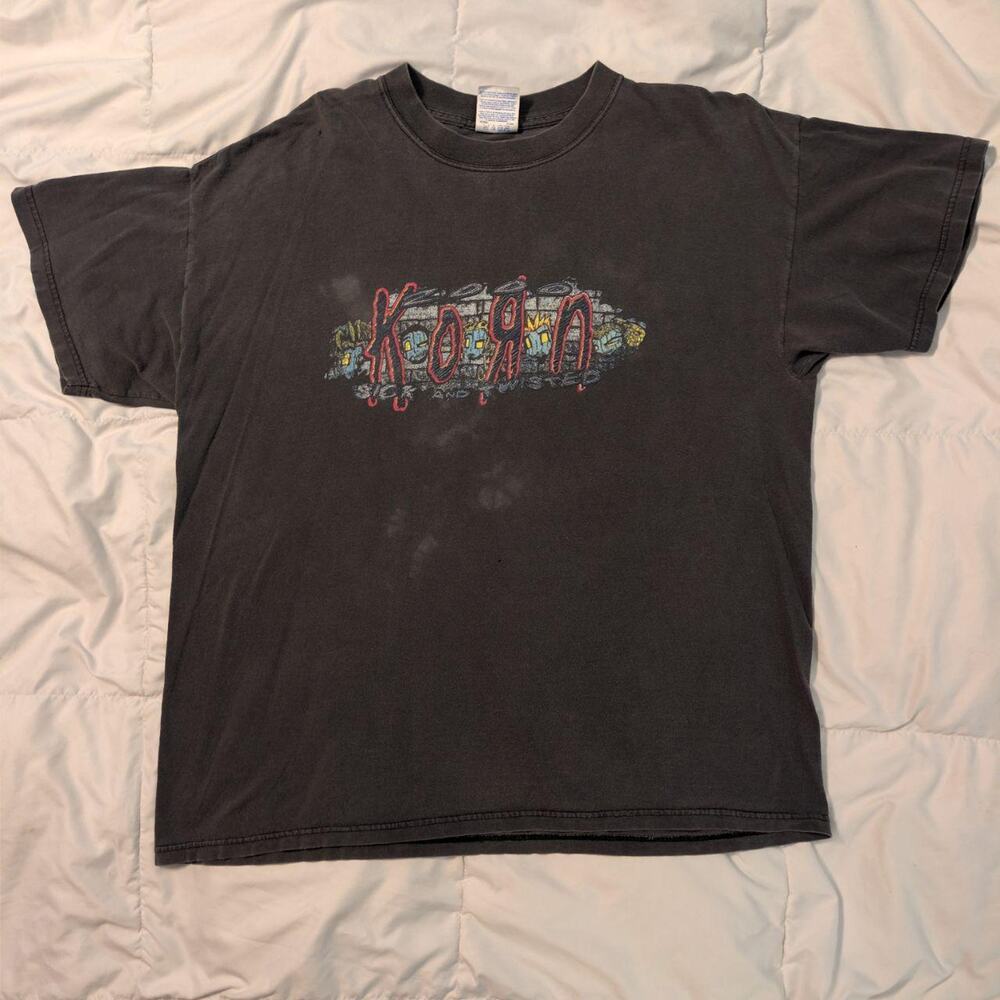 VTG 2000 Korn Sick and Twisted Tour Tee
